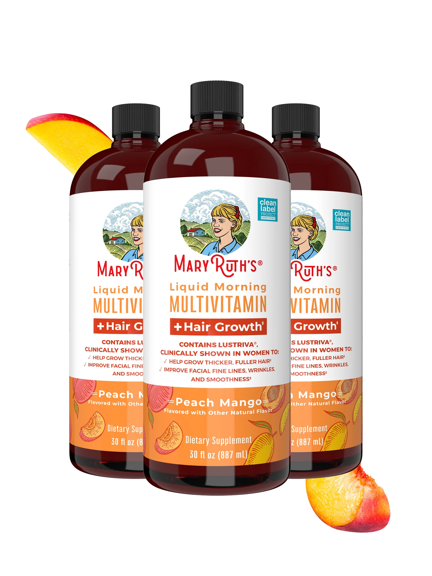 Liquid Morning Multivitamin + Hair Growth(30oz)