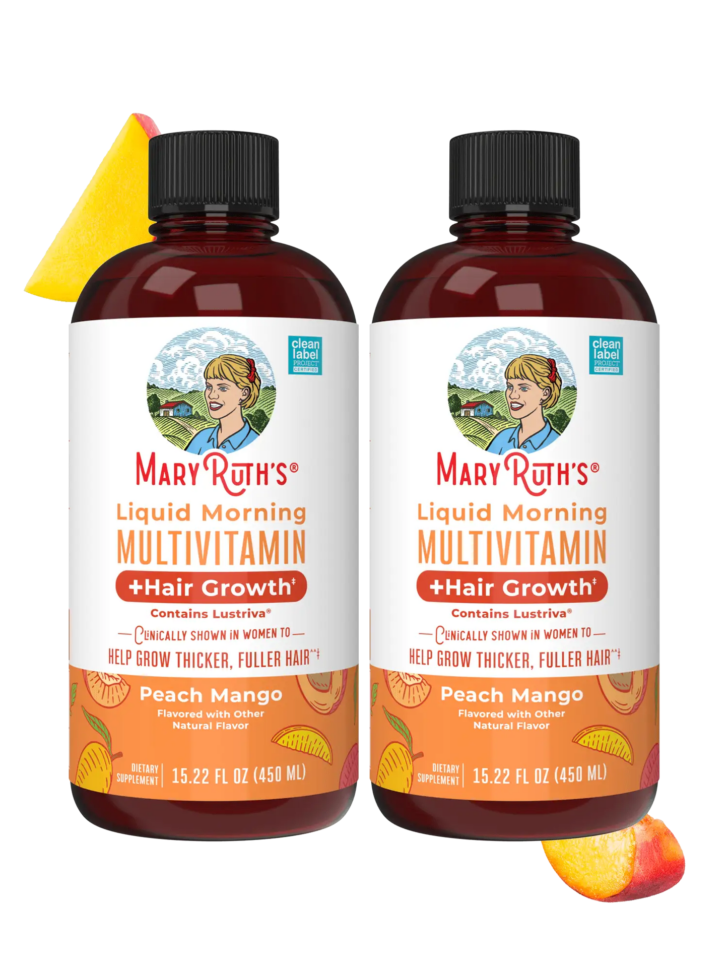 Liquid Morning Multivitamin + Hair Growth(15oz)