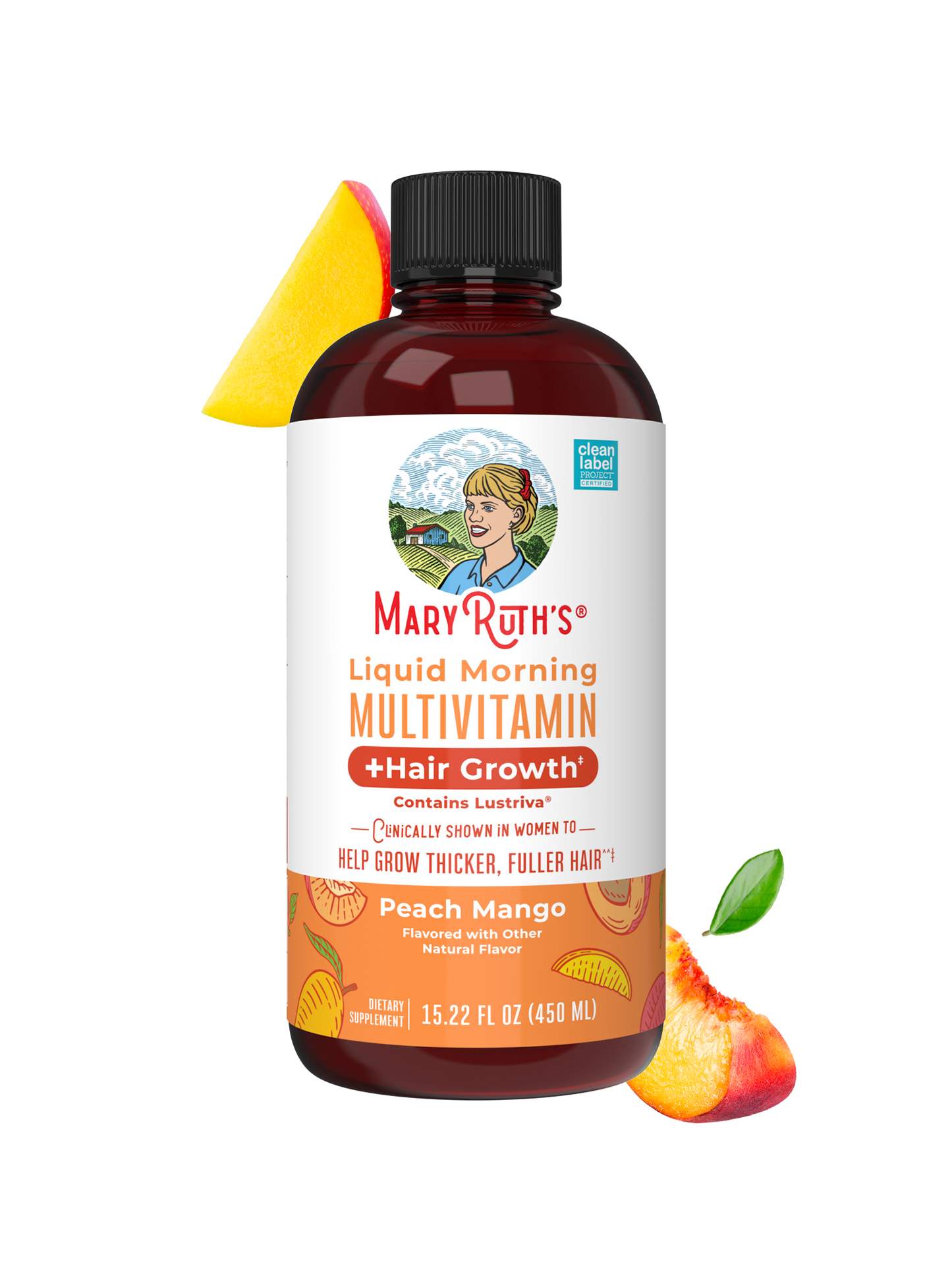 Liquid Morning Multivitamin + Hair Growth(15oz)